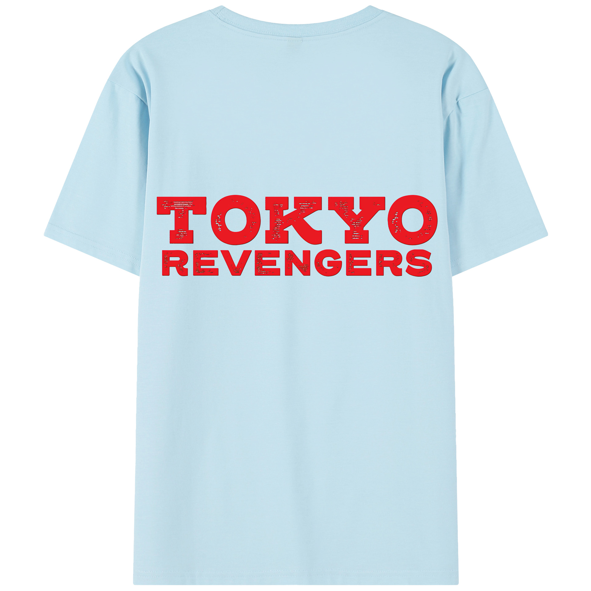 （画像用） 東京リベンジャーズ Tokyo Revengers 綿100％半袖Tシャツ（背面プリント）